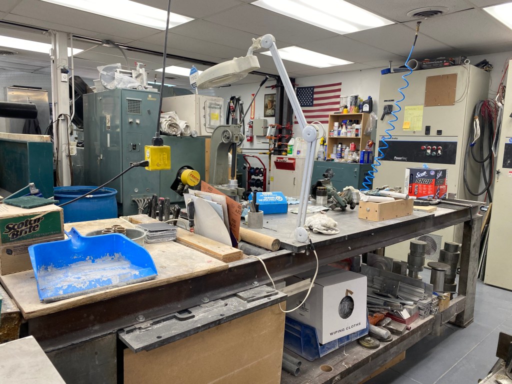 Workshop in IPI Inc. Headquarters